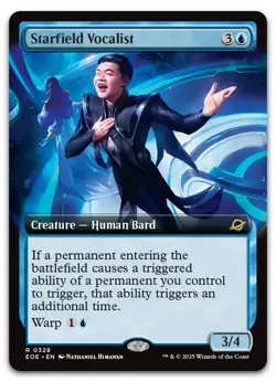 Starfield Vocalist (Extended Art) #328 (NM) Edge of Eternities EOE Magic MTG - Image 1
