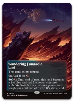 Wandering Fumarole (0090) (Borderless) #90 (NM) Edge of Eternities EOS Magic MTG - Image 1