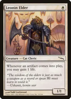 MTG Leonin Elder ** Mirrodin ** English - Image 1