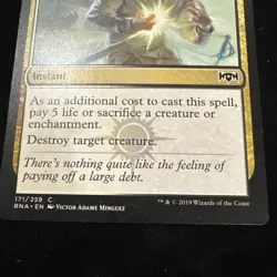 MTG Magic the Gathering Final Payment (171/296) Ravnica Allegiance LP - Image 2