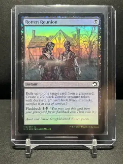 Rotten Reunion - Foil - Magic MTG 2021 Innistrad Midnight Hunt NM - Image 1