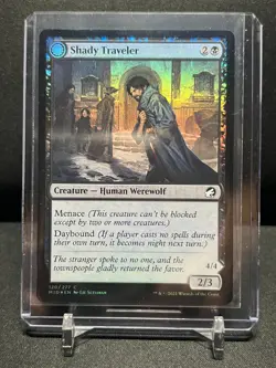 Shady Traveler Stalking Predator Foil Magic MTG 2021 Innistrad Midnight Hunt NM - Image 1