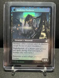 Shady Traveler Stalking Predator Foil Magic MTG 2021 Innistrad Midnight Hunt NM - Image 2