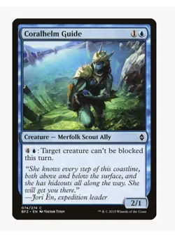 MTG Coralhelm Guide #74 Battle For Zendikar (BFZ) Magic Card - Image 1