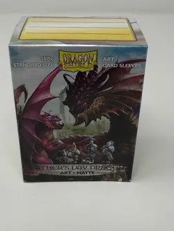 magic the gathering dragon shield sleeves Fathers Day Limited Edition Mtg Sealed - Image 1