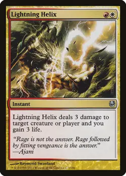 MTG Lightning Helix ** Duel Decks: Ajani vs. Nicol Bolas ** English - Image 1