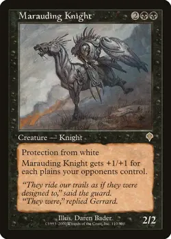 MTG Marauding Knight ** Invasion ** English - Image 1