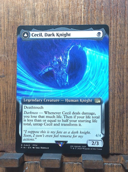 MTG💀❤ Cecil, Dark Knight (Extended Art) Final Fantasy NEAR MINT Pack Fresh💕✨ - Image 2