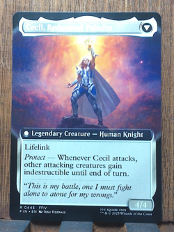 MTG💀❤ Cecil, Dark Knight (Extended Art) Final Fantasy NEAR MINT Pack Fresh💕✨ - Image 4