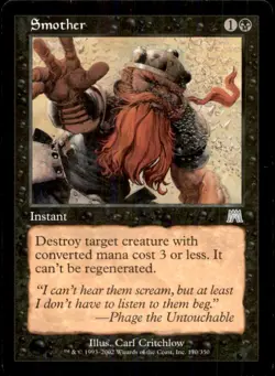 MTG Smother LP Light Play Onslaught [4397] - Image 1