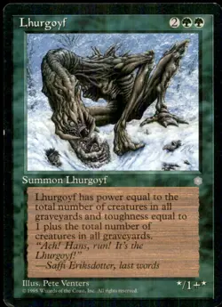MTG Lhurgoyf LP Light Play Ice Age [4387] - Image 1