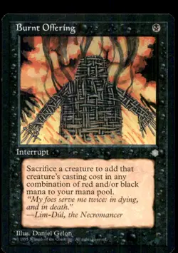 MTG Burnt Offering LP Light Play Ice Age [4381] - Image 1