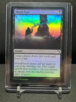Blood Pact - Foil - Magic MTG 2021 Innistrad Midnight Hunt NM - Image 1