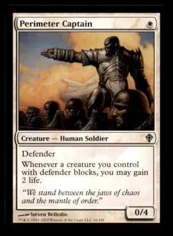MTG Perimeter Captain LP Light Play Worldwake [4400] - Image 1