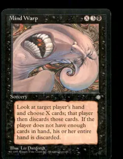 MTG Mind Warp LP Light Play Friday Night Magic 2000 [4389] - Image 1