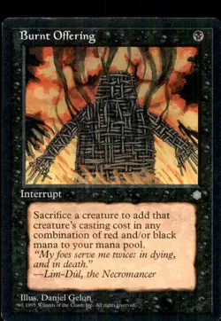 MTG Burnt Offering LP Light Play Ice Age [4386] - Image 1