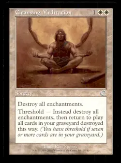 MTG Cleansing Meditation LP Light Play Torment [4396] - Image 1