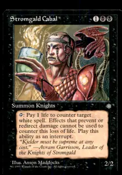 MTG Stromgald Cabal LP Light Play Ice Age [4372] - Image 1