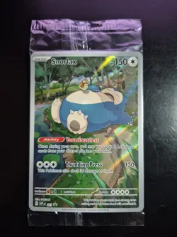 SEALED Pokemon Snorlax SVP051 Pokemon 151 SV Black Star Promo NM English TCG #51 - Image 1