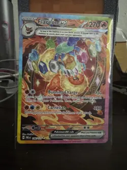 2025 Pokemon SV Prismatic Evolutions PRE EN Flareon ex #146/131 - Image 3