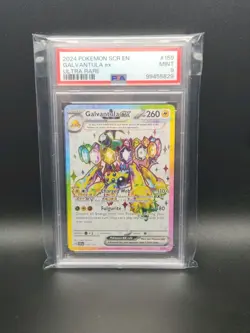 POKEMON 2024 SCR EN-STELLAR CROWN PSA 9 - ULTRA RARE #159 GALVANTULA EX - Image 1