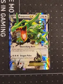 Rayquaza EX Ultra Rare Holo #75 Pokemon Roaring Skies 2015 TCG, In Sleeve - Image 1