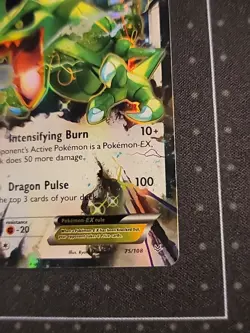 Rayquaza EX Ultra Rare Holo #75 Pokemon Roaring Skies 2015 TCG, In Sleeve - Image 4