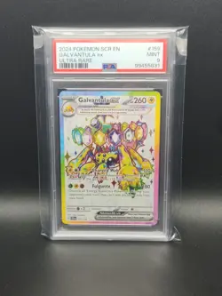 POKEMON 2024 SCR EN-STELLAR CROWN PSA 9 - ULTRA RARE #159 GALVANTULA EX - Image 1