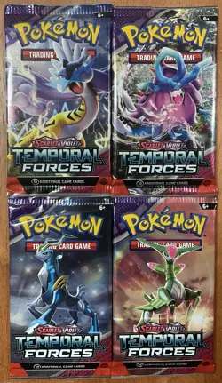 Pokemon Temporal Forces Set of 4 Booster Packs - Image 1