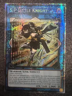 Yugioh S:P Little Knight MP25-EN047 Starlight Rare 1st Edition NM - Image 1