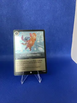 Disney Lorcana Winterspell Nearly Indestructible Cold Foil 200/204 NM - Image 1