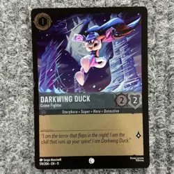 Disney Lorcana Winterspell Darkwing Duck Crime Fighter 174/204 Common Foil NM - Image 1