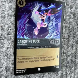 Disney Lorcana Winterspell Darkwing Duck Crime Fighter 174/204 Common Foil NM - Image 3