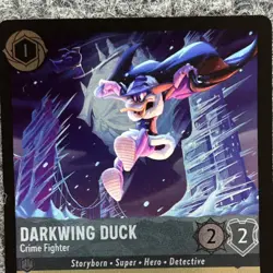 Disney Lorcana Winterspell Darkwing Duck Crime Fighter 174/204 Common Foil NM - Image 5