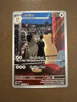 Persian 078/064 Shrouded Fable Illustration Rare Full Art Pokemon Card NM/M - Image 1