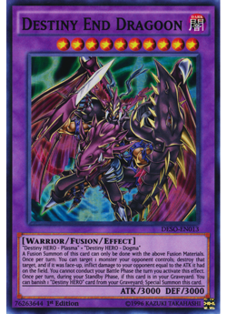 Yugioh - Destiny End Dragoon (Super Rare) (1st Edition) - DESO-EN013 (P) - Image 1