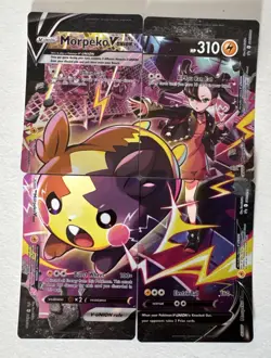 Pokemon TCG Morpeko V-UNION 4 Card Promo Set SWSH287 SWSH288 SWSH289 SWSH290 NM - Image 1
