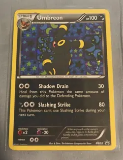 Pokemon TCG Umbreon BW93 Black & White Holo LP Trading Card - Image 1