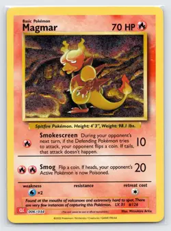Magmar 006/034 Holo Classic Collection Trading Card Game Classic Pokemon NM - Image 1