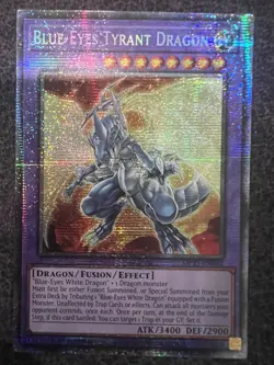 Yugioh Blue-Eyes Tyrant Dragon MP25-EN042 Starlight Rare 1st Edition NM - Image 1