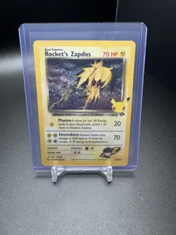 Pokemon TCG Rockets Zapdos Holo Card 15/132 Classic Collection Celebrations - Image 1