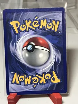 Raw Vintage Pokemon TCG Hitmonchan Base Set Holo Unlimited Rare Card 7/102 LP-MP - Image 4