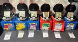 Gold-Plated Pokemon Cards 1999 [Full Set] OG Packaging & Certs. of Authenticty - Image 1