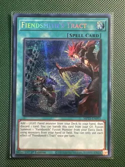 Fiendsmith's Tract MP25-EN093 Prismatic Secret Rare Yugioh 2025 Mega-Pack - Image 1