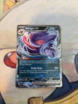 Gengar ex 104/162 Temporal Forces (TEF) NM Double Rare Pokemon Card - Image 3