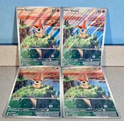 Pokemon Victini #208 Promo Jumbo Card Bundle/Lot Of 4: Read Description🔥 - Image 1