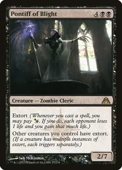 Pontiff of Blight 1x MtG Dragon's Maze SP/NM - Image 1