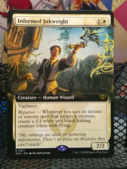 Informed Inkwright (Extended Art) - Secrets of Strixhaven - 311 - NM - Regular - Image 1