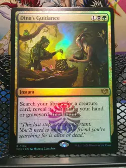 Dina's Guidance [SOS - 184] - NM [Foil] TCG MTG - Image 1