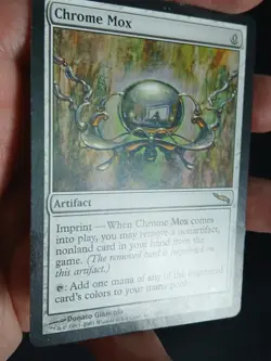 MTG Chrome Mox Mirrodin Regular Moderately Played - Image 4